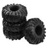 4Pcs ShareGoo Rubber 2.2" Crawler Mud Tires Snow Grappler Tyres OD 135mm Compatible with Axial SCX10 90047 D90 TF2 Tamiya CC01 Traxxas TRX4 1/10 RC Rock Crawler Rims Beadlock view 1