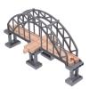 Train Bridge Model, Wooden Train Track Accessories Cross Railway Toys Train Scene Layout Props Toy for Kids Toddlers view 1