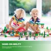 Train Bridge Model, Wooden Train Track Accessories Cross Railway Toys Train Scene Layout Props Toy for Kids Toddlers view 4