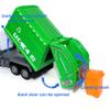 2.4G RC Garbage Truck Toy with Lights - 6 Channel Remote Control Waste Management Garbage Truck with 2 Rechargeable Batteries, Kids Recycling Trash Toys, Excellent Xmas Gifts for Boys Girls 3-8 view 2