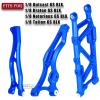 Aluminum Front & Rear Suspension Arms Upgrades Part for 1/8 Outcast 6S BLX,Kraton 6S BLX,Notorious 6S BLX,Talion 6S BLX,ARRCat 6pcs Lower Upper Swing Arm Set Hops up w/Pivot Balls,Navy Blue view 2
