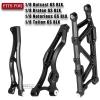 Aluminum Front & Rear Suspension Arms Upgrades Part for 1/8 Outcast 6S BLX,Kraton 6S BLX,Notorious 6S BLX,Talion 6S BLX,ARRCat 6pcs Lower Upper Swing Arm Set Hops up w/Pivot Balls,Black view 2