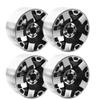 ShareGoo 4PCS Metal 2.2" RC Crawler Beadlock Wheels 35mm-Width 5-Spoke Wheel Hub 12mm Hex Compatible with 1/10 Traxxas TRX4 TRX6 Axial SCX10 Wraith 90046 RR10 RC Crawler Car view 1