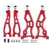 Aluminum Front Suspension Arms Upgrades Part for 1/8 Kraton,Outcast,Notorious,Talion 6S BLX,ARRCat 4pcs Front Lower Upper Swing Arm Set Hops up w/Pivot Balls,Red view 1