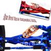 Aluminum Front Suspension Arms Upgrades Part for 1/8 Kraton,Outcast,Notorious,Talion 6S BLX,ARRCat 4pcs Front Lower Upper Swing Arm Set Hops up w/Pivot Balls,Red view 4