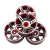 4Pcs ShareGoo Metal 1.9 Inch Beadlock Wheel Hub Rims Width 26mm 6-Spoke Wheel Rim Compatible with Axial SCX10 90046 Wraith TRX4 D90 Tamiya CC01 1/10 RC Crawler view 4