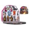 LUPPA Masha and The Bear Toys Playset: 13 Figures with Tin Box of The Bears House I Masha and The Bear I Figures and Dolls of TV Programs I Toys for Girls view 1