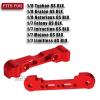 Aluminum Front Lower Arm Suspension Mount Upgrades Part for 1/8 Typhon Kraton Notorious 6S,Felony Infraction V2 Limitless Mojave Tailon 6S BLX,ARRCat RC Hops Up Upgrades, Red view 2