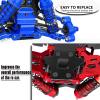 Aluminum Front Lower Arm Suspension Mount Upgrades Part for 1/8 Typhon Kraton Notorious 6S,Felony Infraction V2 Limitless Mojave Tailon 6S BLX,ARRCat RC Hops Up Upgrades,Black view 4