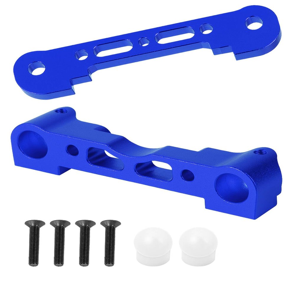 Aluminum Front Lower Arm Suspension Mount Upgrades Part for 1/8 Typhon Kraton Notorious 6S,Felony Infraction V2 Limitless Mojave Tailon 6S BLX,ARRCat RC Hops Up Upgrades,Navy Blue