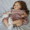 iCradle 24Inch Reborn Baby Dolls Girl Lifelike That Look Real Newborn Baby Doll Silicone Bebe Gifts for Kids 3+ with Clothing & Accessories view 4