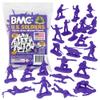 BMC Plastic Army Women - 36pc Purple Female Soldier Figures - Made in USA view 1