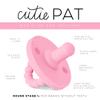 Ryan & Rose Cutie PAT Pacifier Teether (Stage 1, Taffy) view 2