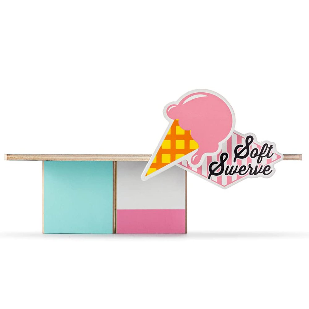 CANDYCAR Wooden Diecast Collection - Ice Cream Shack, Premium Handcrafted Beech Wood Toy