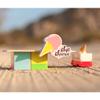 CANDYCAR Wooden Diecast Collection - Ice Cream Shack, Premium Handcrafted Beech Wood Toy view 4