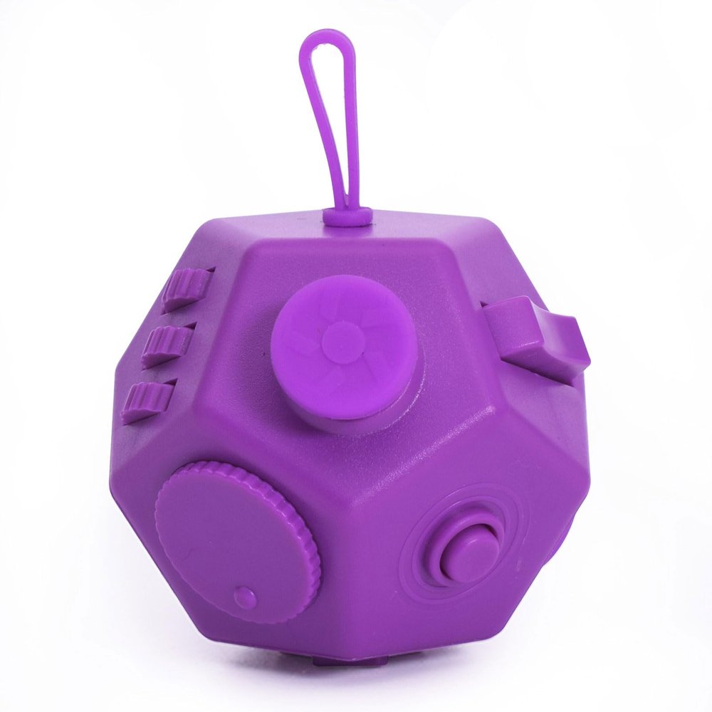 UOOEFUN Small Fidget Toys for Kids Adults with Anxiety ADHD Autism and Relief Stress (Purple)