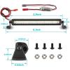 Zhongzhen RC Light Bar 30 LED 5.3 Inch Aluminum RC Lights RC Crawler Accessories for Axial SCX10 Traxxas TRX4 TRX6 Arrma Senton Redcat GEN7 1/8 1/10 Scale Rock Crawler Truck RC Car Roof Light Kit view 3