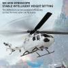 GoolRC C186 Remote Control Helicopter Remote Control Drone Single Propeller Without Ailerons 6-axis Gyro Stabilization Remote Control Airplane Altitude Hold s Adults Gray view 2