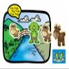 Billy Goats Gruff Felt Figures for Flannel Board Stories Kids view 1