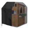 Iceberg Elf Outdoor Playhouse Covers Waterproof, Wooden Playhouse Cover, 50" L x 45" W x 55" H, Rainproof, Sun Protection dust, , 420D Heavy Duty Oxford Fabric, (Black) view 1
