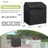Iceberg Elf Outdoor Playhouse Covers Waterproof, Wooden Playhouse Cover, 50" L x 45" W x 55" H, Rainproof, Sun Protection dust, , 420D Heavy Duty Oxford Fabric, (Black) view 2