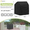 Iceberg Elf Playhouse cover, Outdoor playhouse covers waterproof, 57" L x 57" W x 63" H, Sun Protection Dust, 420D Heavy duty oxford fabric, (Black) view 2