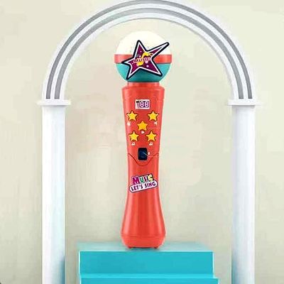 Musical Kids Microphone Light-Up Karokee Sing Along Karaoke Mic for Kids Microfono