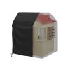 Iceberg Elf Outdoor playhouse covers waterproof, Wooden playhouse cover, 45" L x 40" W x 50" H, Rainproof, Sun Protection dust, , 420D Heavy duty oxford fabric, (Black) view 1