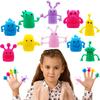 20 PCS Cute Finger Puppets Toys,Monster Stretchy Finger Puppets Fidget Toys,Soft Rubber Finger Doll Toys for Role Playing,Party,Christmas view 1