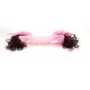 Ruilogod Double Flowers Wig Ornament Stretchy Band Headband for Kids Child Pink (id: 26f 49c c8c f77 c3d view 2