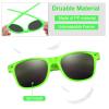 FEPITO 30 Pieces Green Party Sunglasses for Birthday Party Supplies Treat Bag Fillers for Beach Pool Party Toys view 3