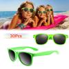FEPITO 30 Pieces Green Party Sunglasses for Birthday Party Supplies Treat Bag Fillers for Beach Pool Party Toys view 4