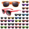 FEPITO 24 Packs Party Sunglasses Bulk Neon Colors Sunglasses for Birthday Party Supplies Treat Bag Fillers for Beach Pool Party Toys for Adults view 1