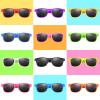 FEPITO 24 Packs Party Sunglasses Bulk Neon Colors Sunglasses for Birthday Party Supplies Treat Bag Fillers for Beach Pool Party Toys for Adults view 3