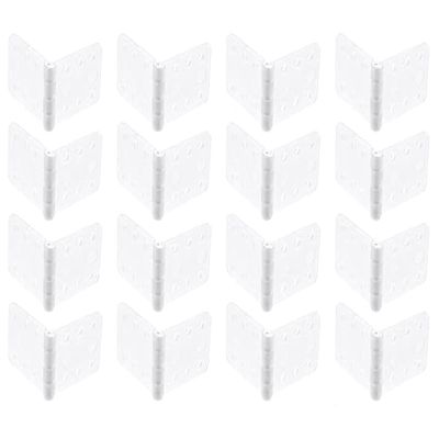 skrnrhrery Nylon Hinges, 3 Sizes - Suitable for RC & Model Airplane Parts - Square Loose-Leaf 16-Pack (Large 0.791.42 inches)
