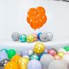 100 Pcs Latex Balloons Orange balloons Different Sizes 5/10/12/18 Inch Party Balloon Kit for Halloween Christmas Thanksgiving Wedding Birthday Bride Balloon Party Decoration (Orange) view 3