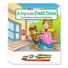 ZOCO  A Trip to the Credit Union  Educational Coloring Books (50 Bulk Pack, With Crayons)  Bank Supplies  Games, Puzzles, Activities Gifts for Kids view 1
