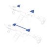 FXT WORKS Accessories Compatible with SRB400, SRB400-SUB Water Bead Blaster Gun, Accessories Only (Blue) view 3