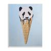 Stupell Industries Adorable Panda Bear Ice Cream Waffle Cone,Design by Coco de Paris view 1