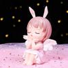 Guardian Angel Cute Piggy Bank for Girls Makes a Perfect Unique Gift, Nursery Dcor, Keepsake, Baby Baptism Gift, or Savings Piggy Bank for Kids Pink view 3