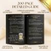 Wyspell Gold Tarot Cards with Guide Book - 78-Card Unique Tarot Deck for Beginners - Gilded Edges & Gold Foil Design - Classic Traditional Tarot Deck view 4