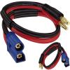 EC5 to Banana Plug Battery Charging Cable, Yeebline 2-Pack 0.3m 12AWG EC5 Male Connector to 4.0mm Banana Bullet Male Lipo Battery Balance Charger Adapter view 1