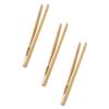 NUOBESTY 3PCS Wooden Tweezer Tongs Kids Tweezers for Fine Motor Peg Board Beads Game Clips Counting Matching Game Beads for Montessori Sorting Toys view 1