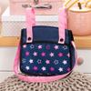 Bayer: Xeo Twin Pram: Stars Navy & Pink - Matching Handbag, Adjustable Handle, Dolls Up to 20", Ages 3+ | Baby Dolls | Pretend | Dress up view 4