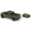 Greenlight 1/64 2021 Chevrolet Silverado LT Trail Boss Z71 Pickup Truck with Camper Shell, Carabineros De Chile 30318 view 4