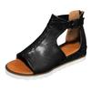 ZBYY Sandals for Womens Casual Open Toe Wedge Sandals Summer Dressy Beach Cutout Ankle Strap Roman Platform Sandals view 4