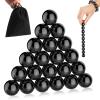 YISHIDANY 21Pcs Magnet Black Ball Fidget Toy, DIY Hematite Stones Toys for Adults, Science Kit for Anxiety Relief, Magnetic Rattle Snake Birthday Easter Gift Egg Filler Stuffer Party Favors view 1