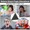 YISHIDANY 21Pcs Magnet Black Ball Fidget Toy, DIY Hematite Stones Toys for Adults, Science Kit for Anxiety Relief, Magnetic Rattle Snake Birthday Easter Gift Egg Filler Stuffer Party Favors view 4