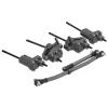 Alomejor RC Portal Axle Conversion Kit for scx10, Aluminum Alloy Shell Steering Rod Hardened Steel Gear and Drive Shaft Bearing (Color) view 3