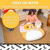BigMouth x Squishmallows Original Inflat-A-Pal, Inflatable Floor Pillow, Jumbo Animal Cushion Lounger for Kids, Hand Pump Included - Leonard The Lion view 2
